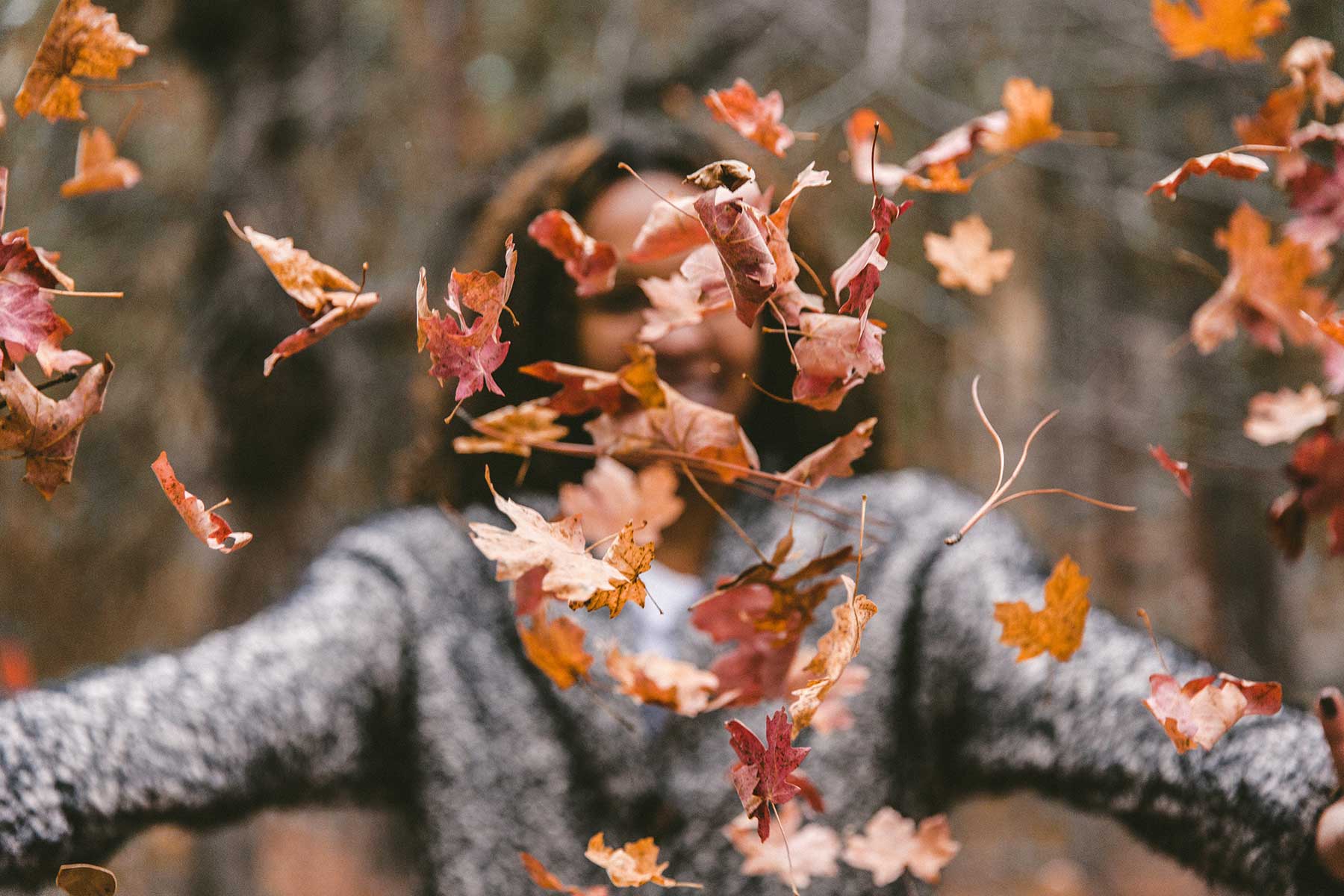 Happy in de herfst
