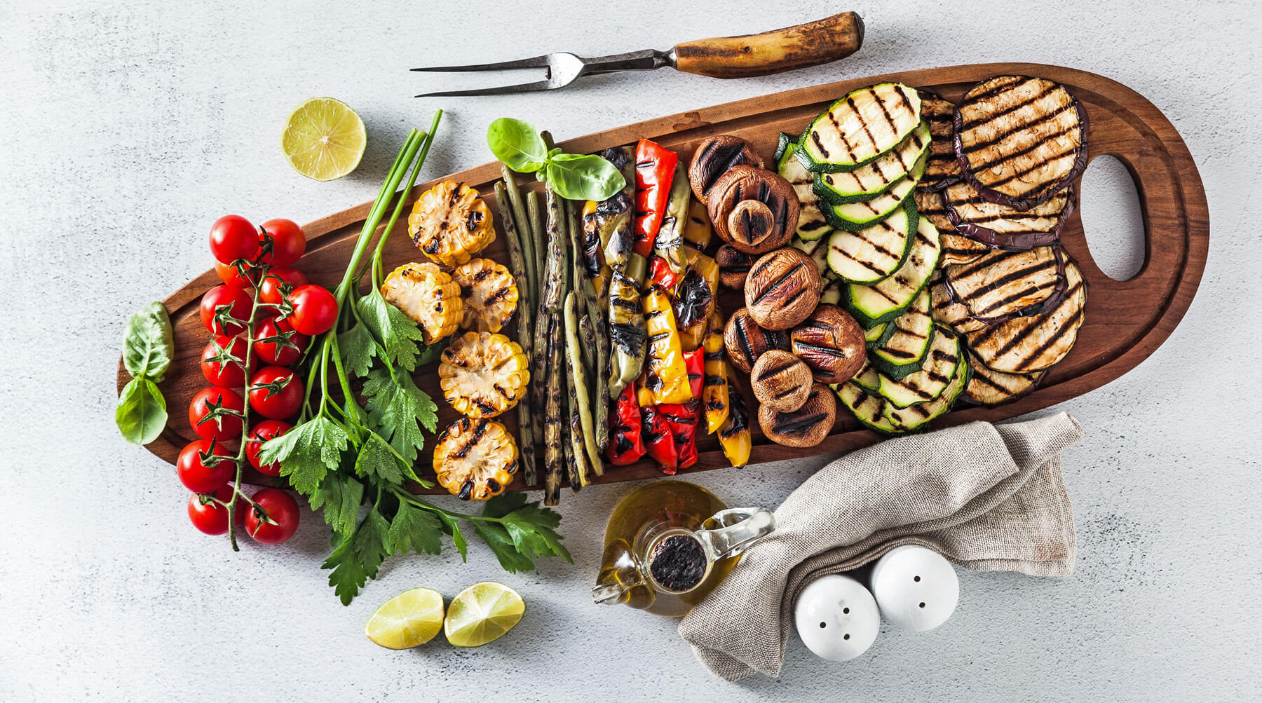 Zlimme keuze: gegrilde groenten op de barbecue