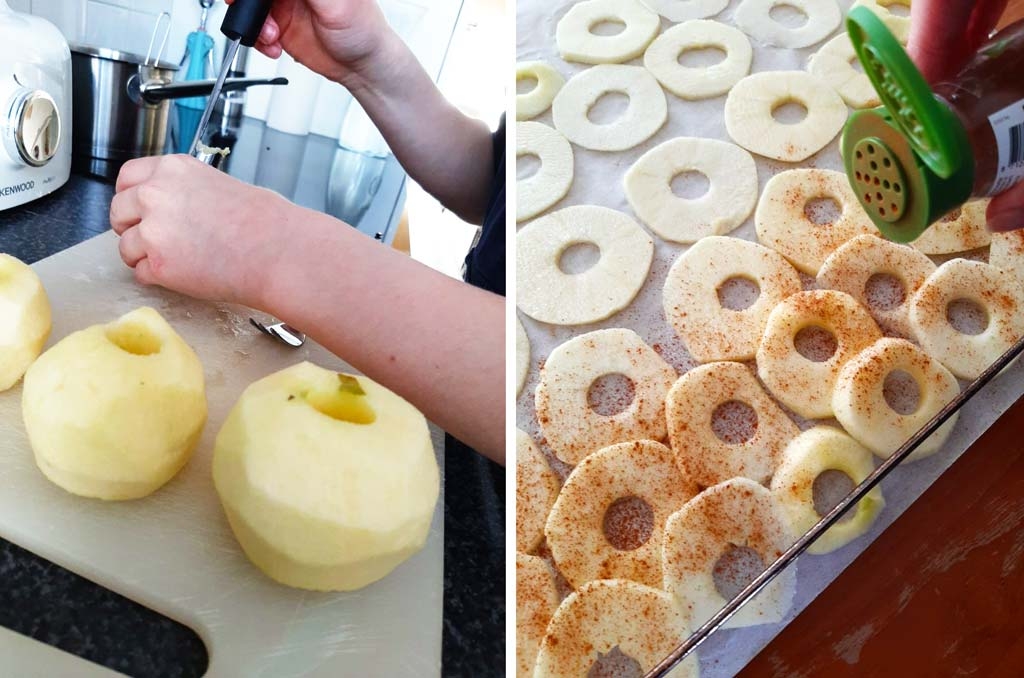 Zlim recept appelchips maken